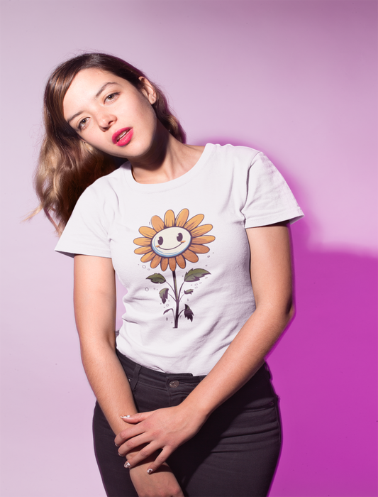 Smiling Flower T Shirt