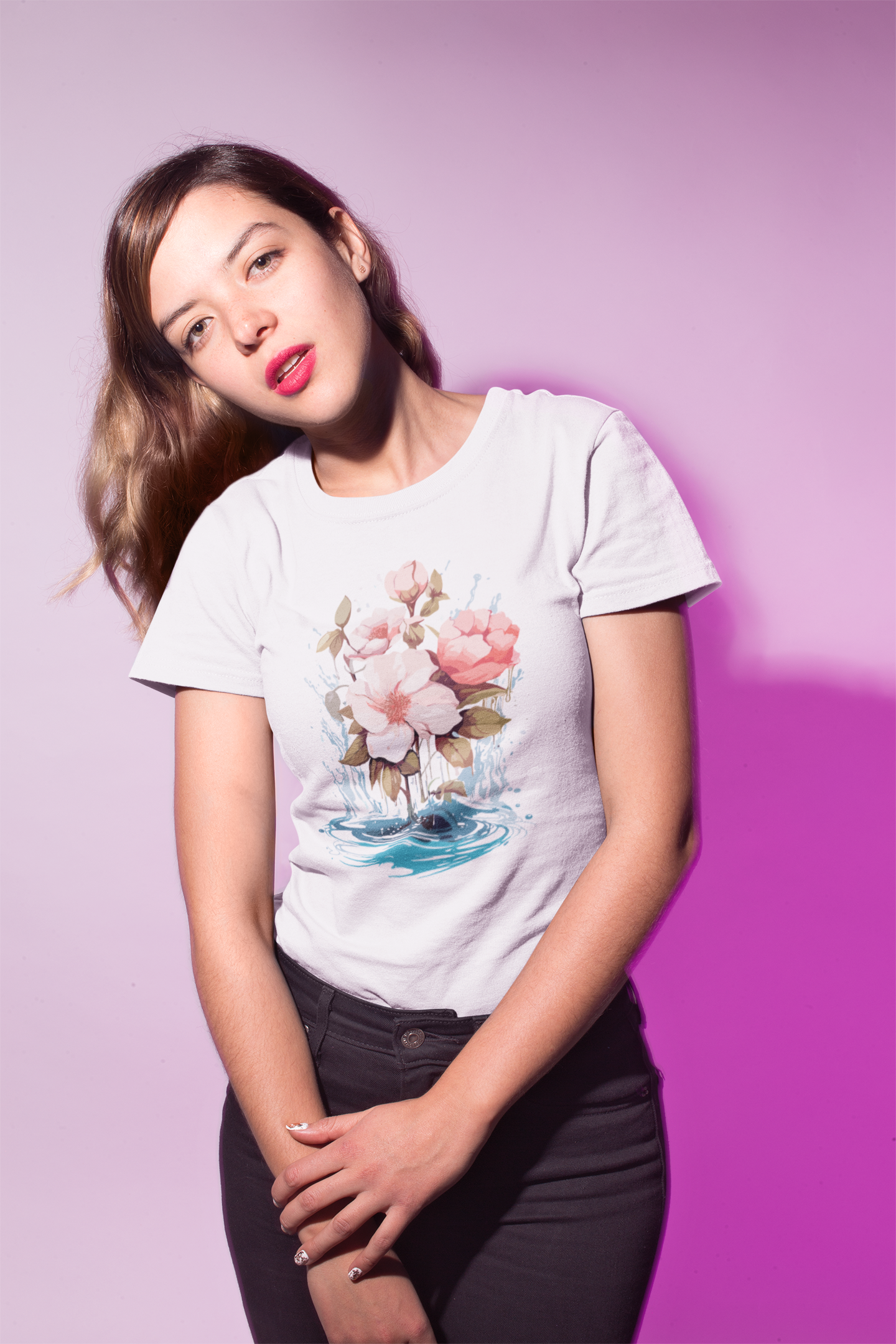 Floral Watercolors T Shirt