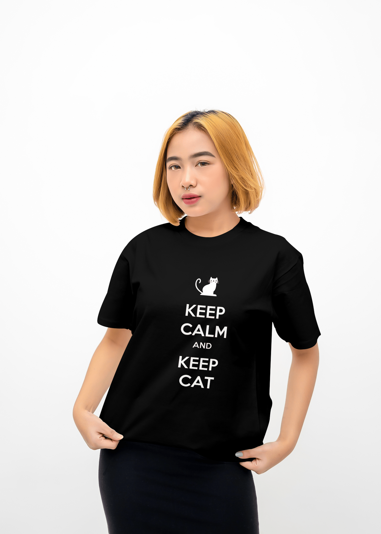 Keep Calm And Keep Cat T Shirt