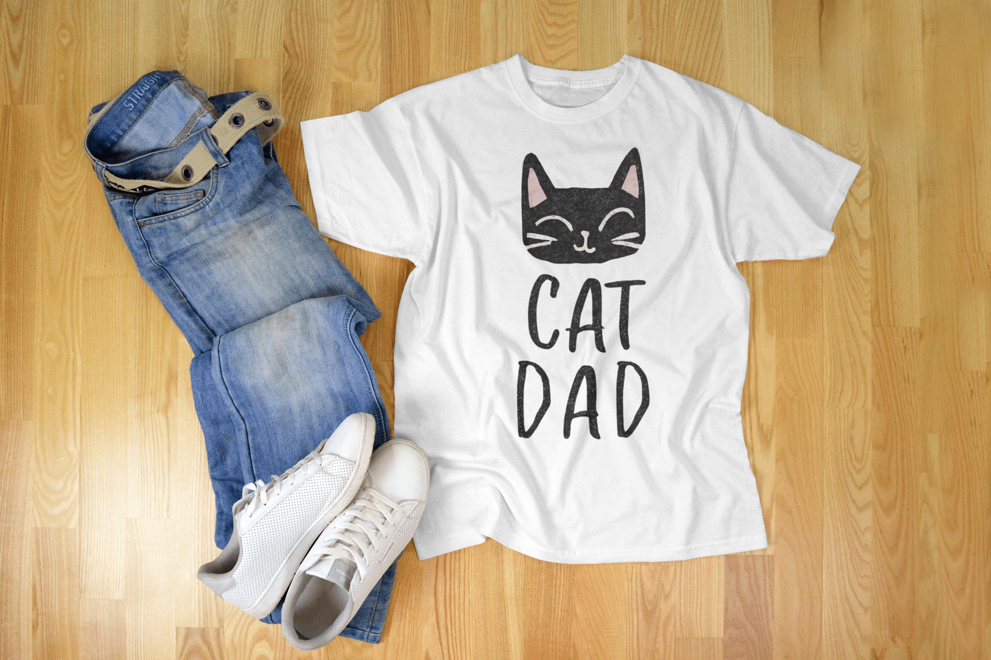 Cat Dad T Shirt