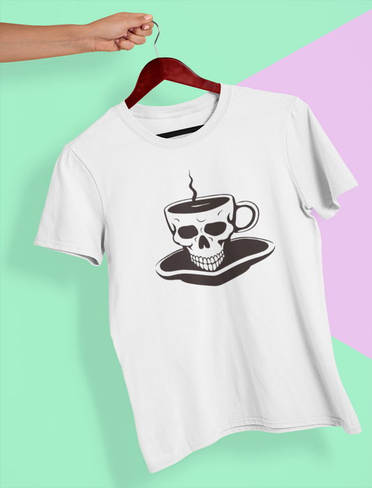 Skull Coffee T Shirt