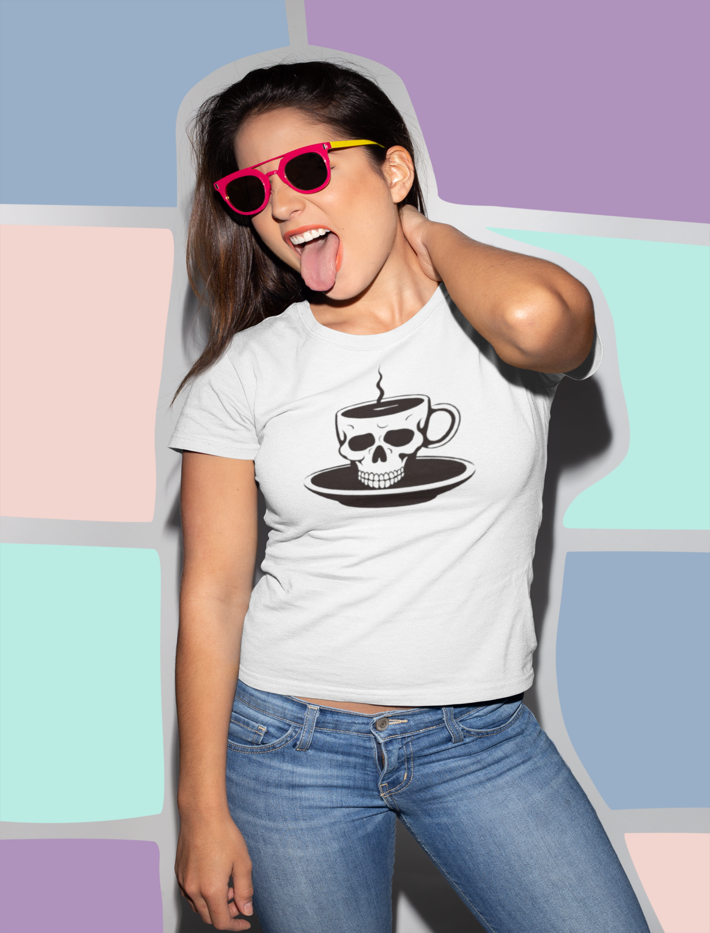 Skull Coffee T Shirt