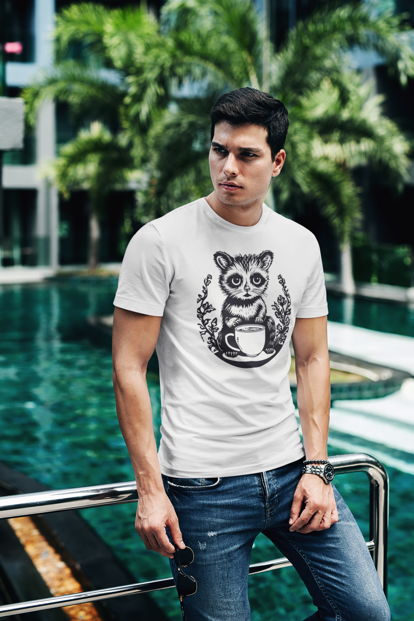 Bear Cub Coffee T Shirt