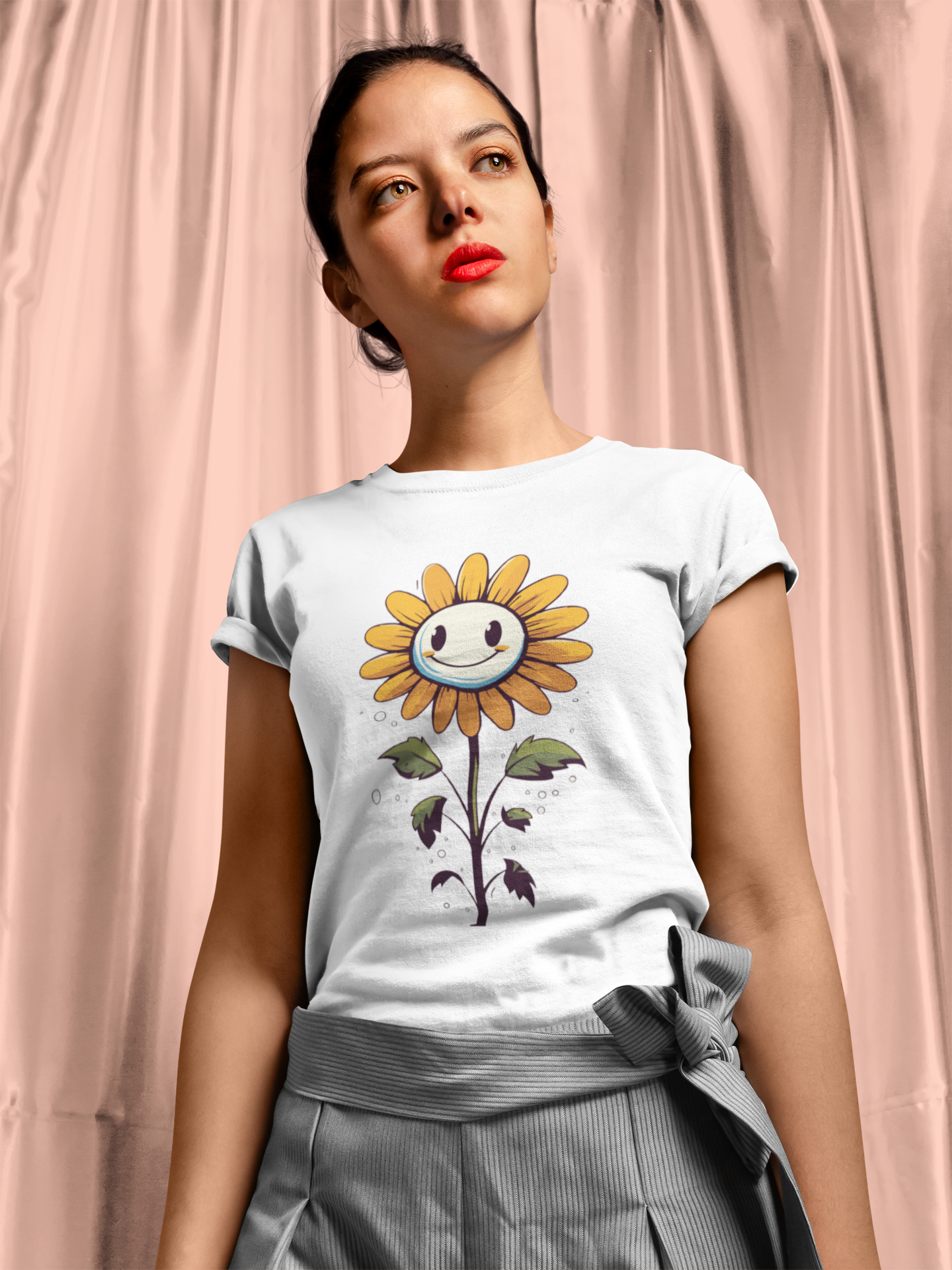 Smiling Flower T Shirt