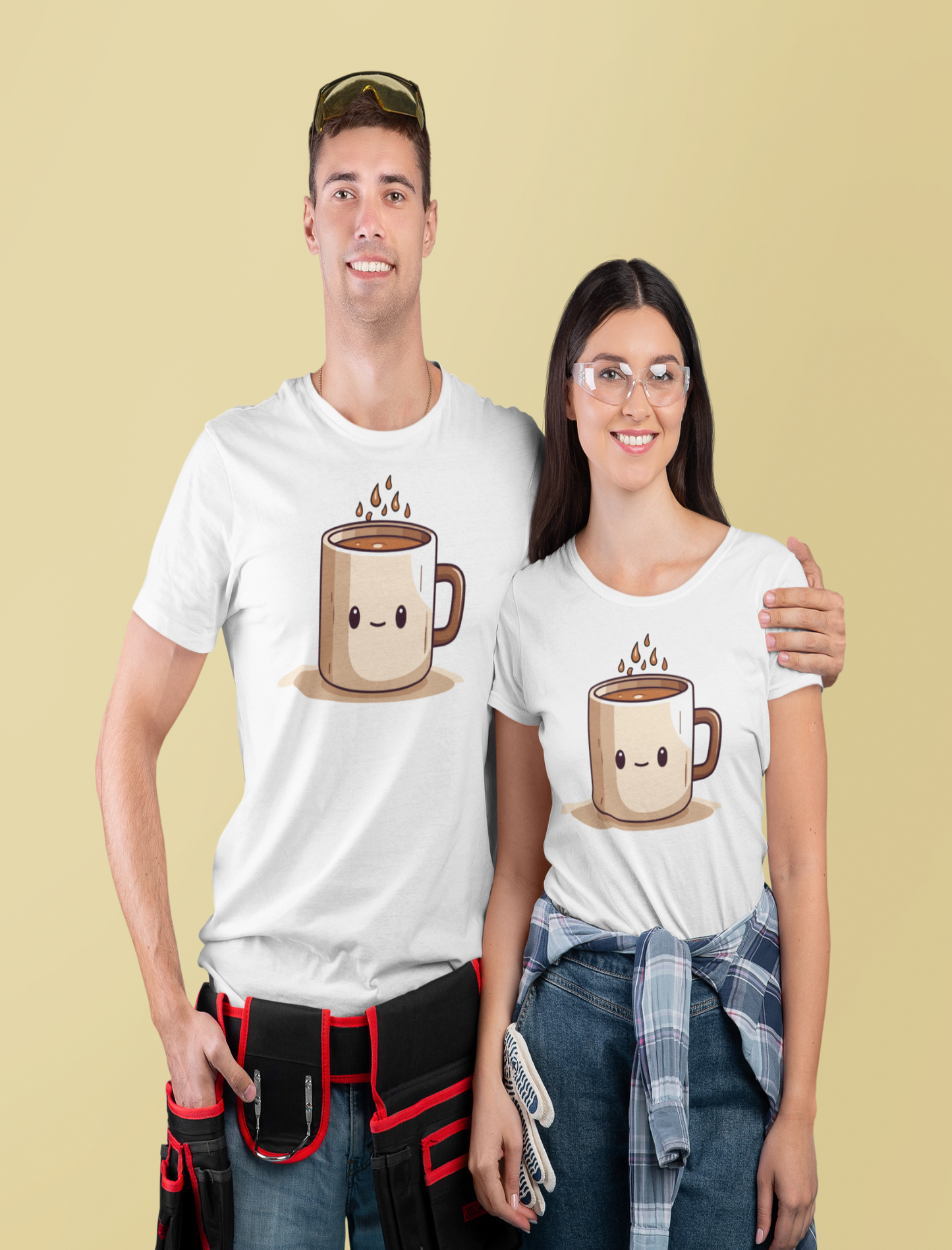 Coffee Cup White T Shirt